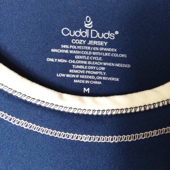 Cuddl Duds "Bearly Awake" Size Medium Pajama Top - Picture 5 of 7